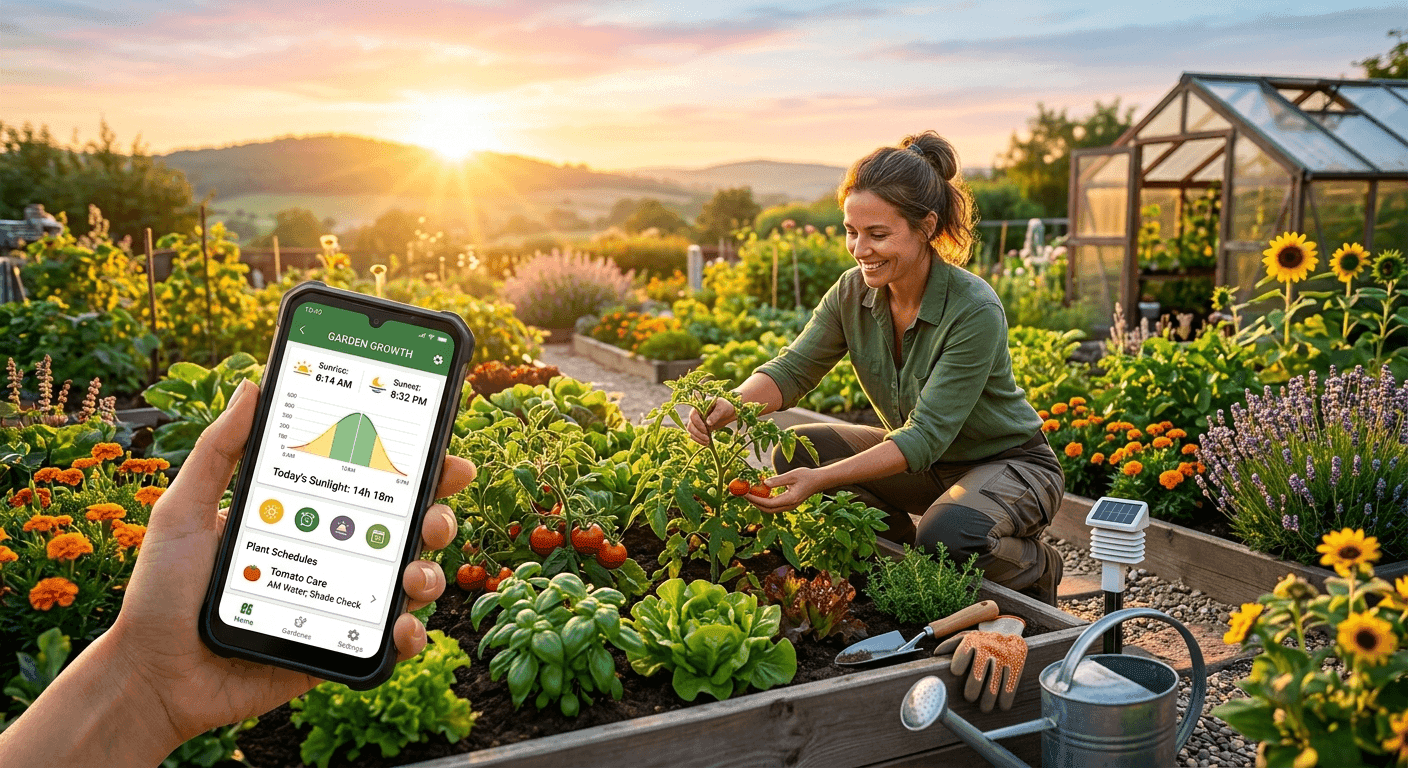 Practical ways to use sunrise and sunset data to improve garden plant growth